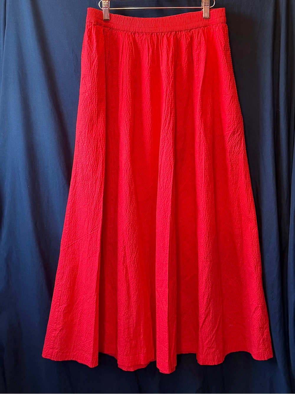 a new day Bright Red A-Line Maxi Skirt